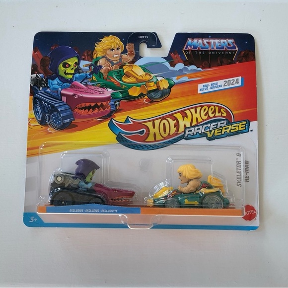 Hot Wheels Racer Verse 2-Pack: Skeletor & He-Man Masters of the Universe - NEW!! - Picture 2 of 5